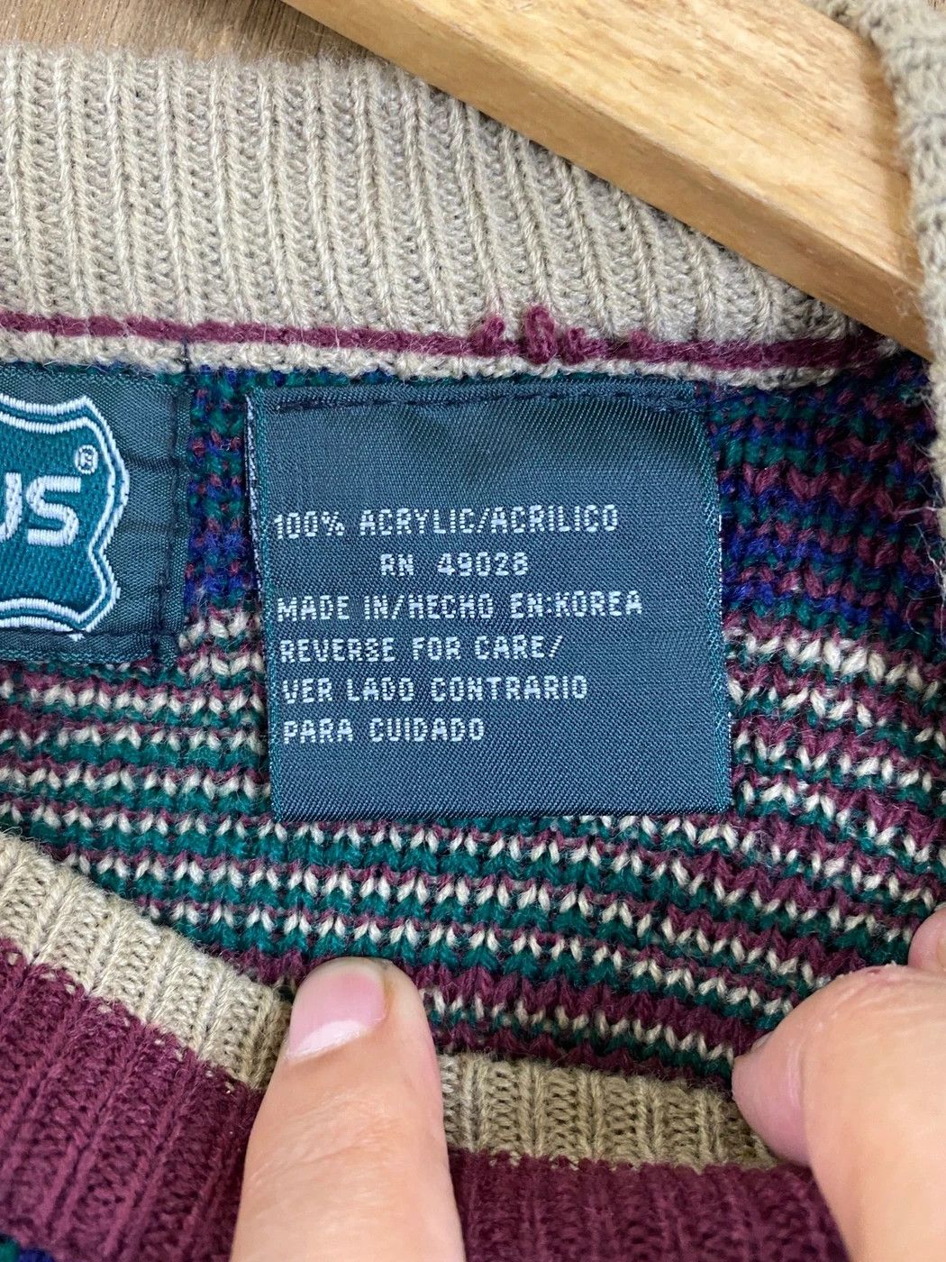 Homespun Knitwear Golf Campus Maroon Knit Sweaters #1604 Size US L / EU 52-54 / 3 - 4 Thumbnail