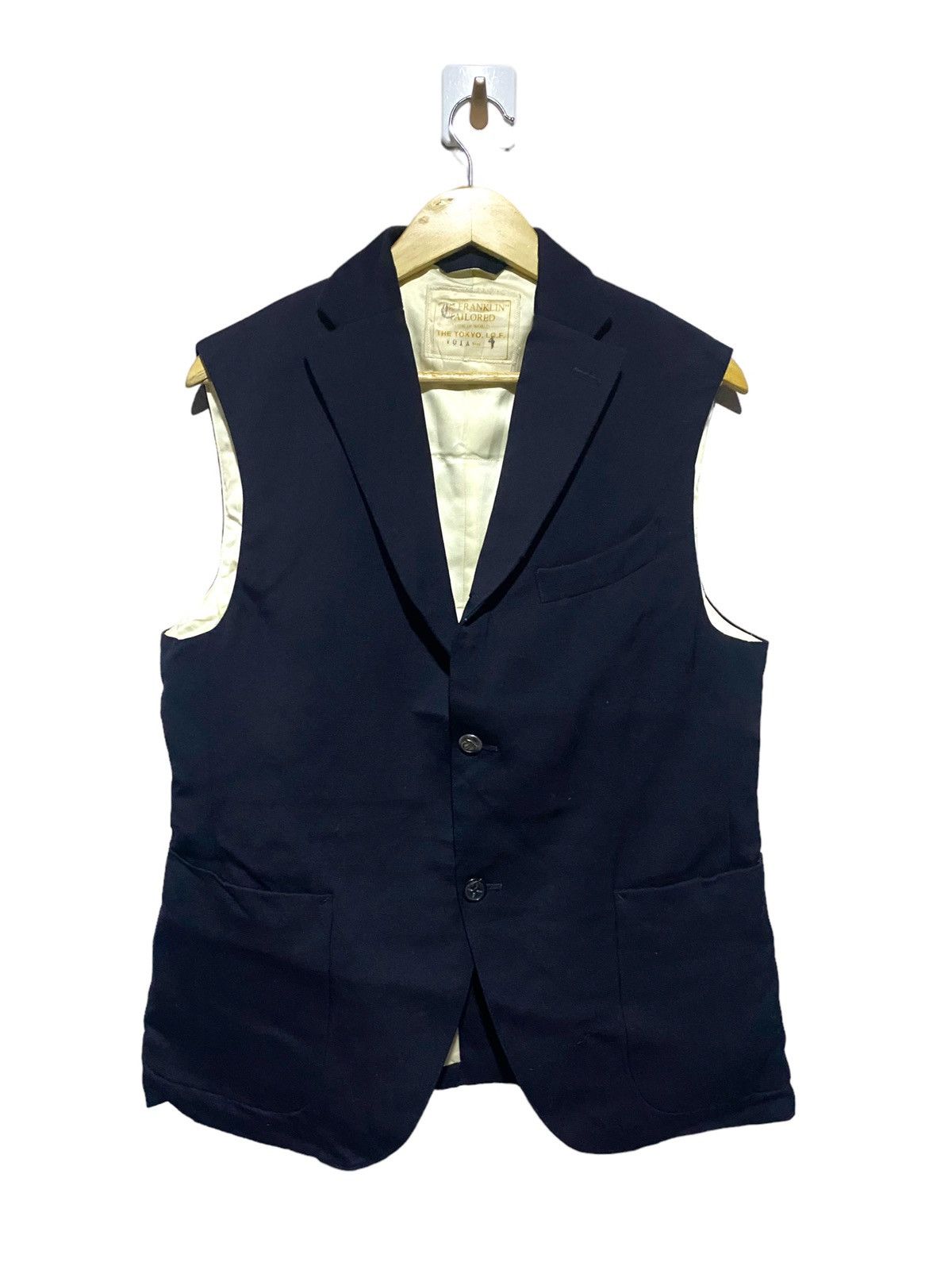 Japanese Brand 🔥SALE🔥THE FRANKLIN TAILORED MADE IN JAPAN VEST Size US L / EU 52-54 / 3 - 1 Thumbnail