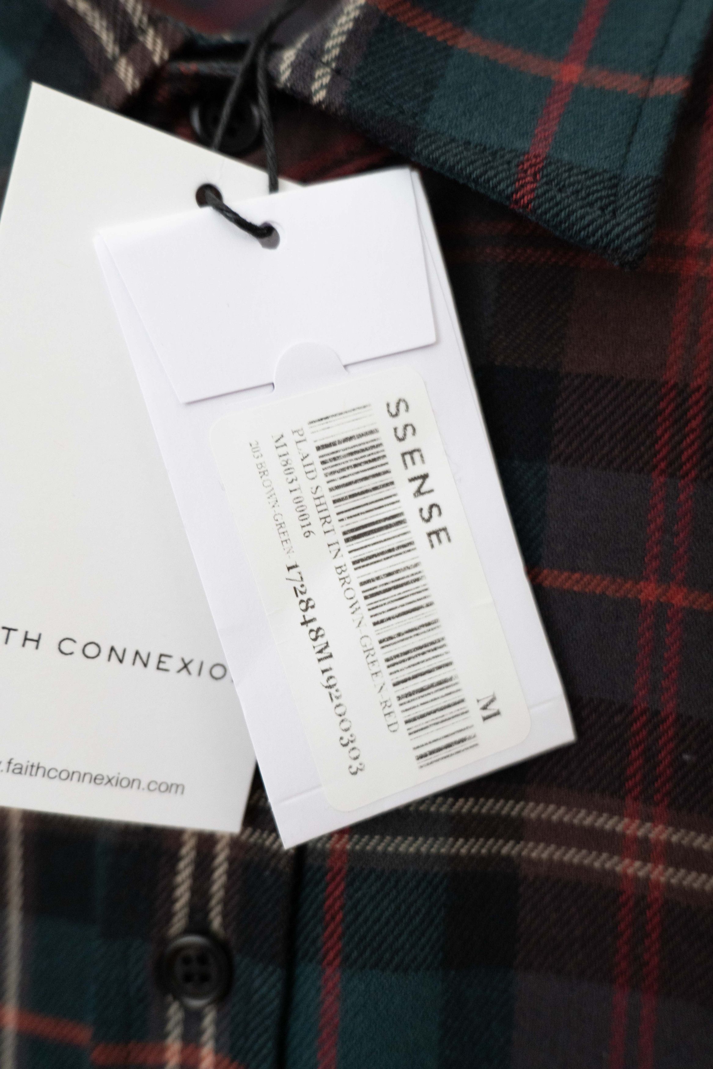 Faith Connexion wool and cotton plaid shirt Size US M / EU 48-50 / 2 - 5 Thumbnail