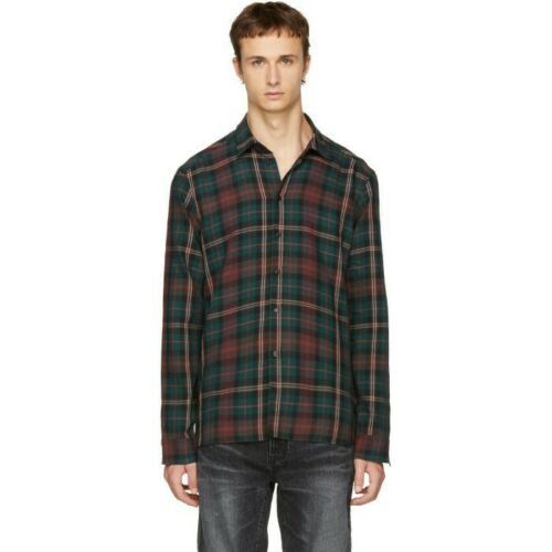 Faith Connexion wool and cotton plaid shirt Size US M / EU 48-50 / 2 - 1 Thumbnail