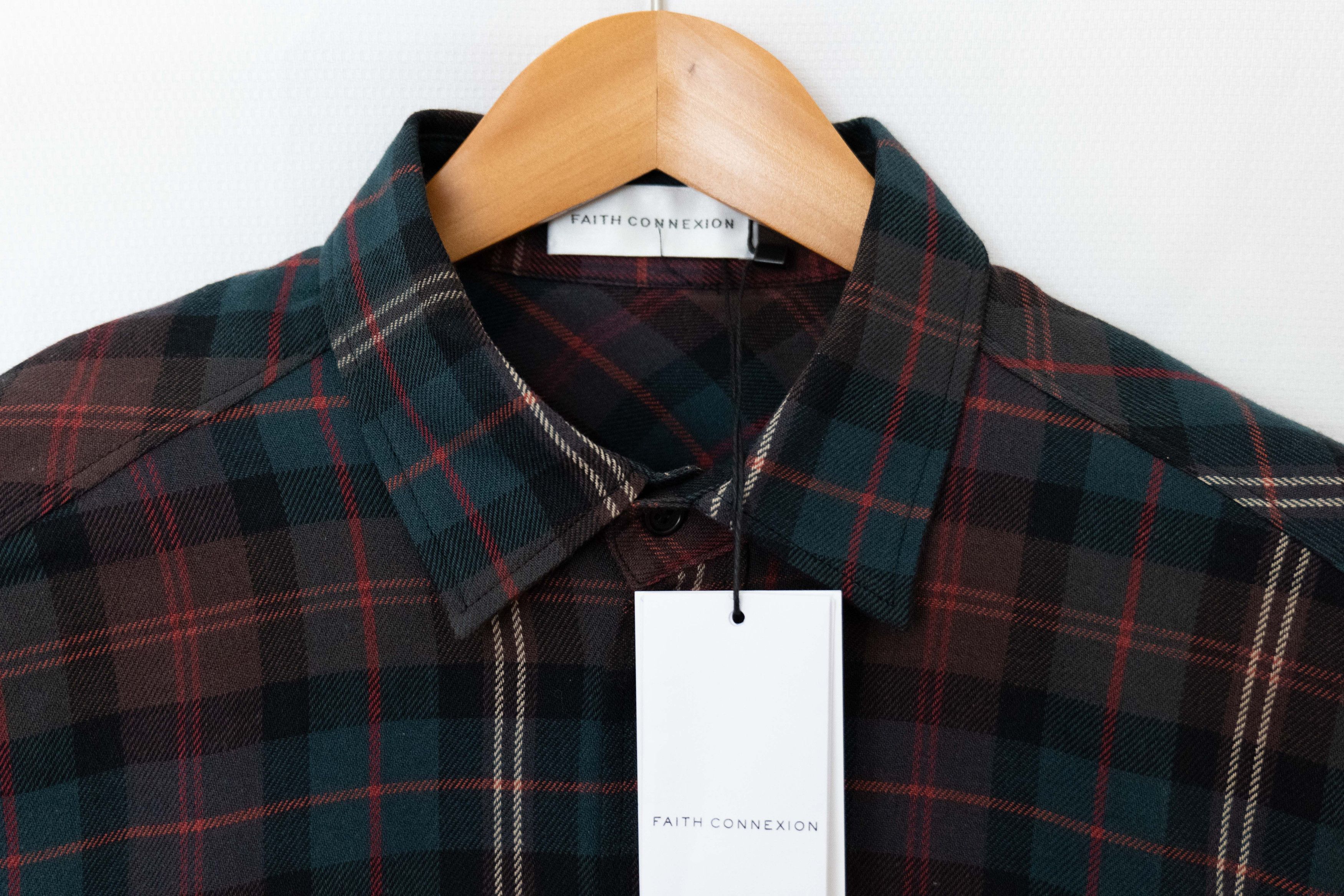 Faith Connexion wool and cotton plaid shirt Size US M / EU 48-50 / 2 - 4 Thumbnail