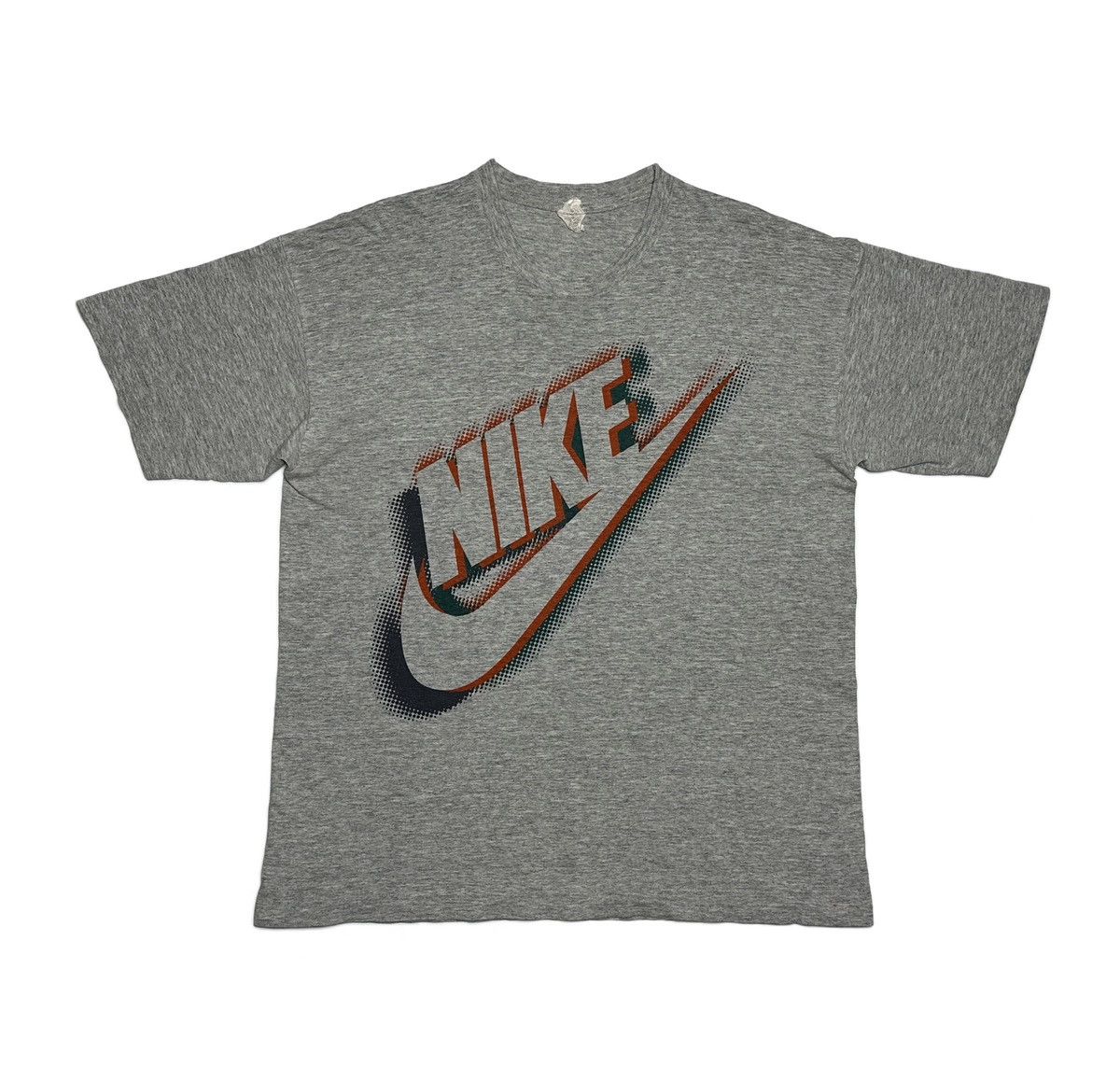 Nike × Vintage 80s Vintage Nike Graphic Logo Single Stich Swoosh Size US L / EU 52-54 / 3 - 2 Thumbnail