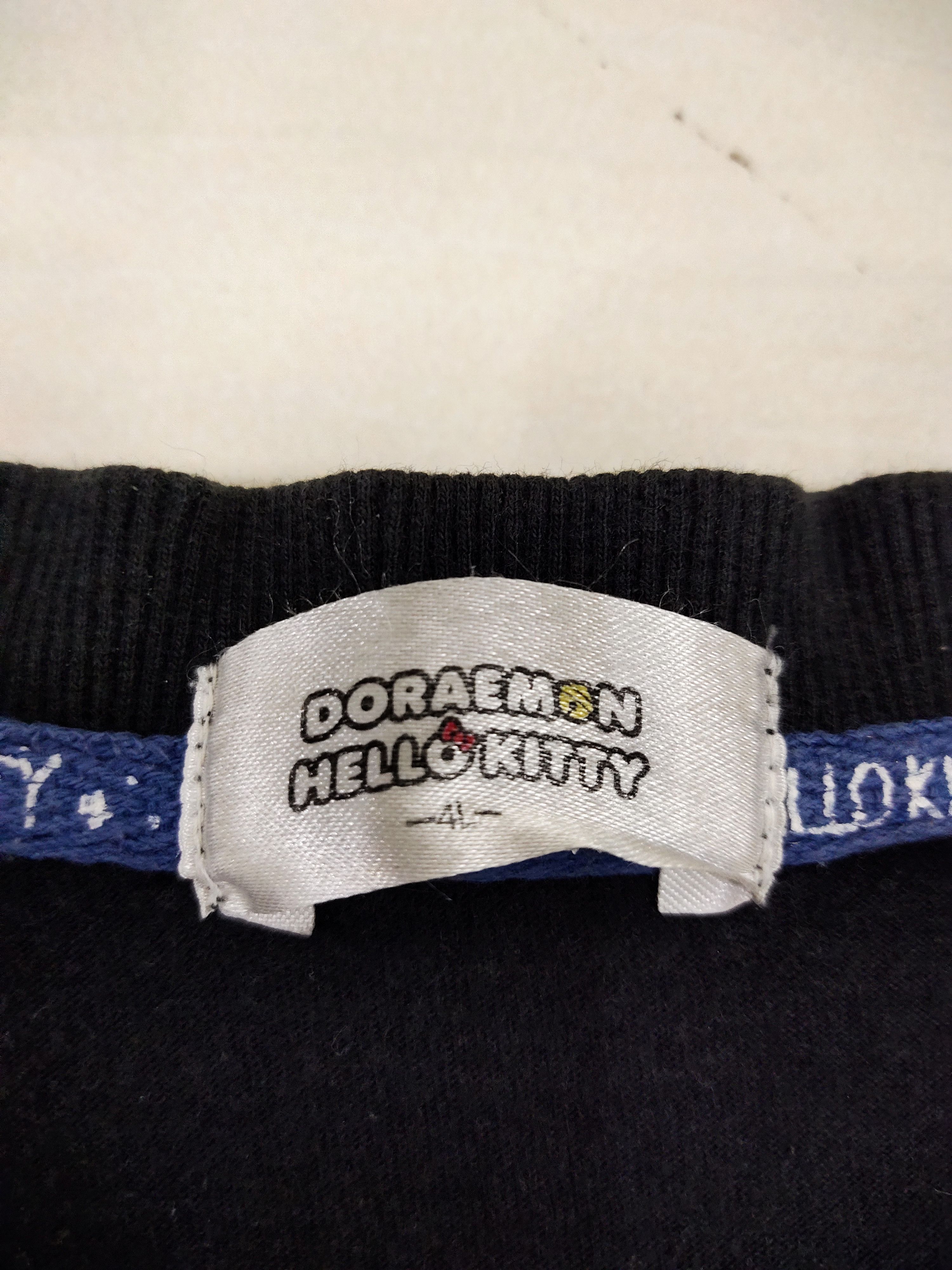 Vintage Very Rare!! Vintage Doraemon X Hello Kitty T-Shirt Size US L / EU 52-54 / 3 - 4 Thumbnail