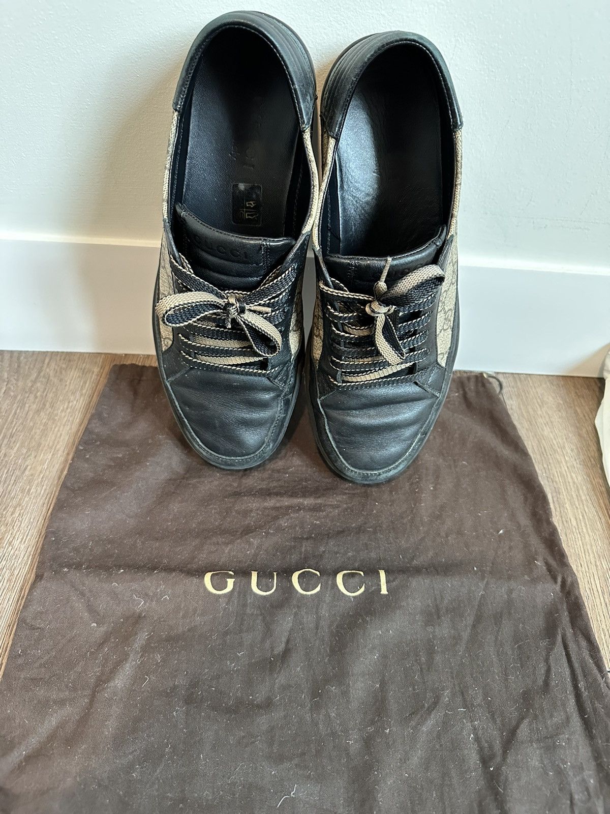 Gucci Black Gucci sneakers Size US 8 / EU 41 - 6 Thumbnail