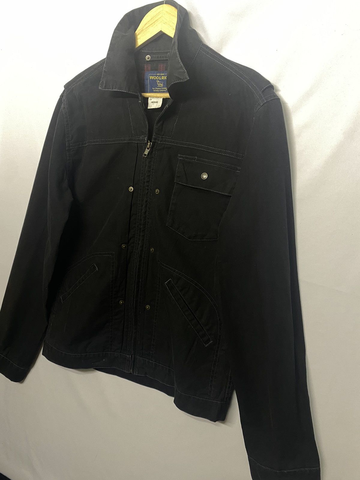 Vintage × Woolrich Woolen Mills (F) WOOLRICH COTTON JACKET ZIP UP Size US M / EU 48-50 / 2 - 2 Thumbnail