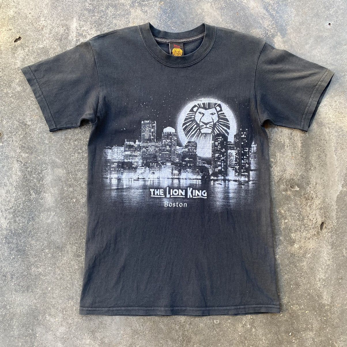 Disney Vintage Distressed Disney The Lion King Boston Tees Size US S / EU 44-46 / 1 - 1 Thumbnail