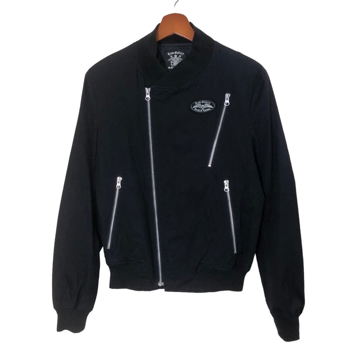RUDE GALLERY × Rude Rude Gallery Black Rebel Nylon Jacket | Grailed