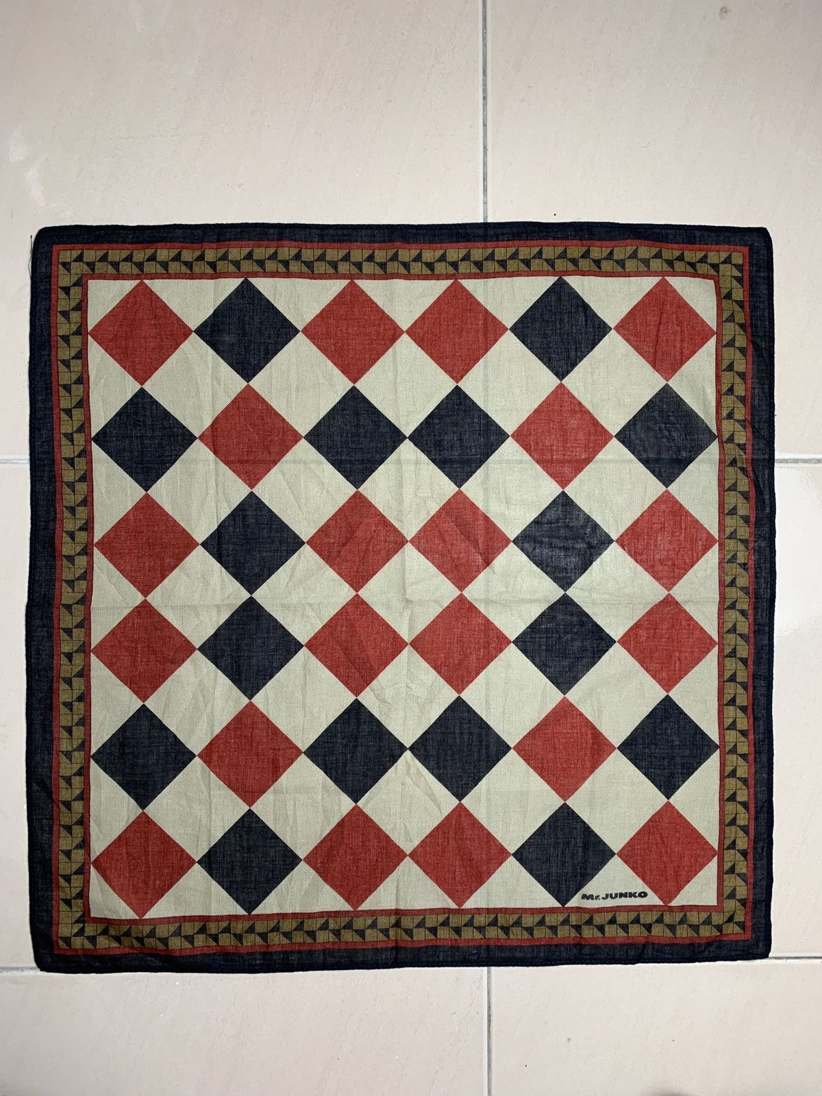 Mr. Junko Mr. Junko Handkerchief Pocketsquares Size ONE SIZE - 3 Thumbnail
