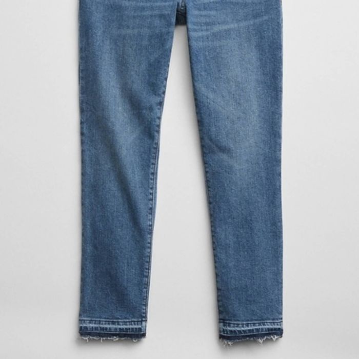 Gap GAP Mid Rise Girlfriend Crop Jeans Grailed