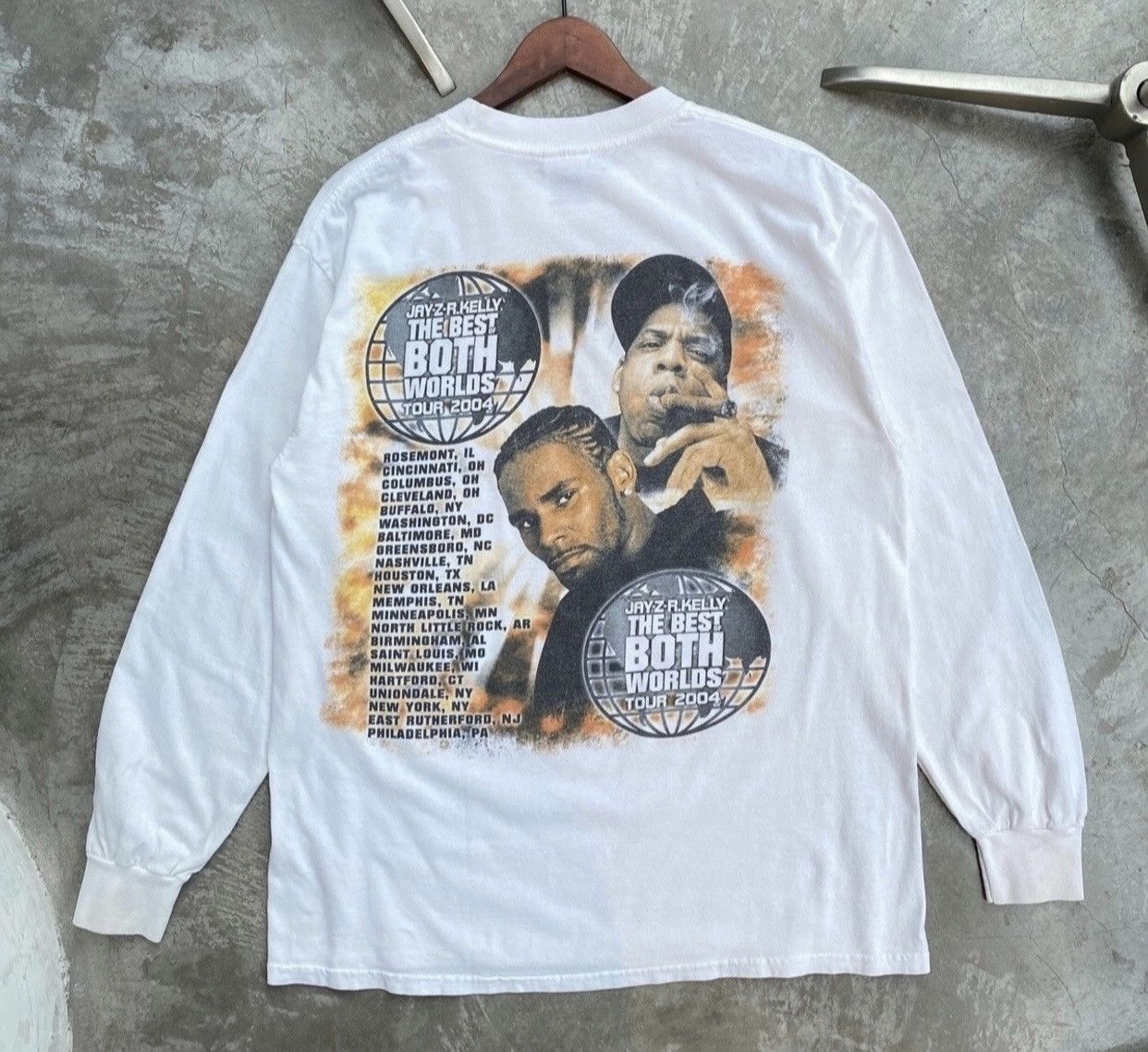 Vintage Vintage 2004 Jay Z R Kelly World Tour Rap Tee | Grailed