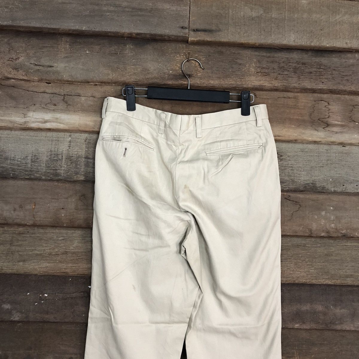 Burberry DLL Burberry London vintage Cream Straight Pants #c1257 Size US 30 / EU 46 - 7 Thumbnail