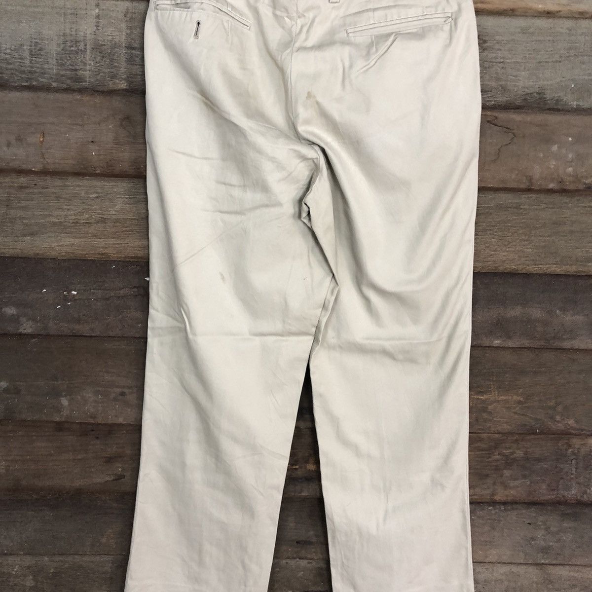 Burberry DLL Burberry London vintage Cream Straight Pants #c1257 Size US 30 / EU 46 - 9 Thumbnail