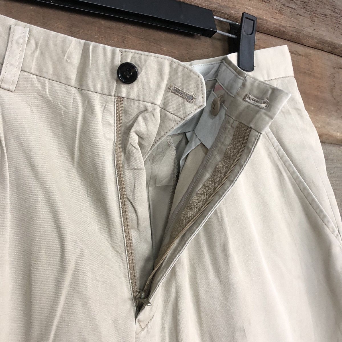 Burberry DLL Burberry London vintage Cream Straight Pants #c1257 Size US 30 / EU 46 - 5 Thumbnail