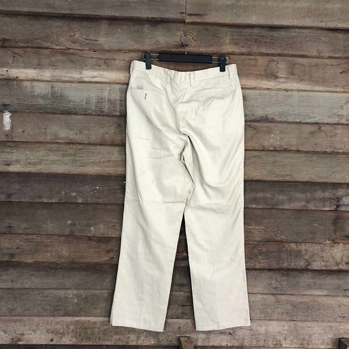 Burberry DLL Burberry London vintage Cream Straight Pants #c1257 Size US 30 / EU 46 - 6 Thumbnail