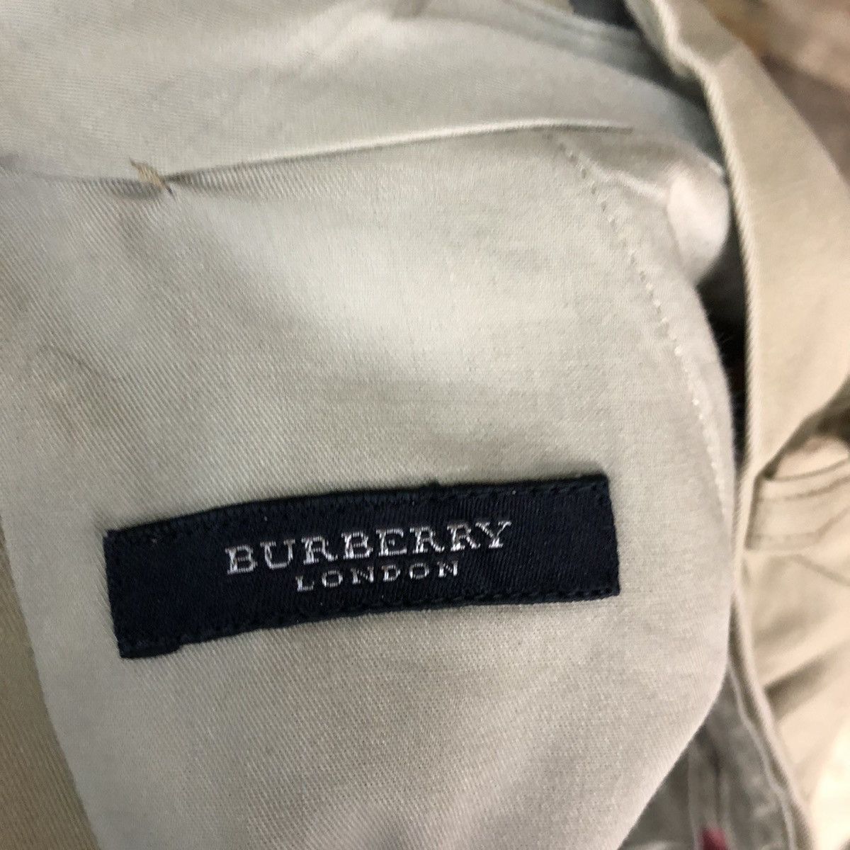 Burberry DLL Burberry London vintage Cream Straight Pants #c1257 Size US 30 / EU 46 - 10 Thumbnail