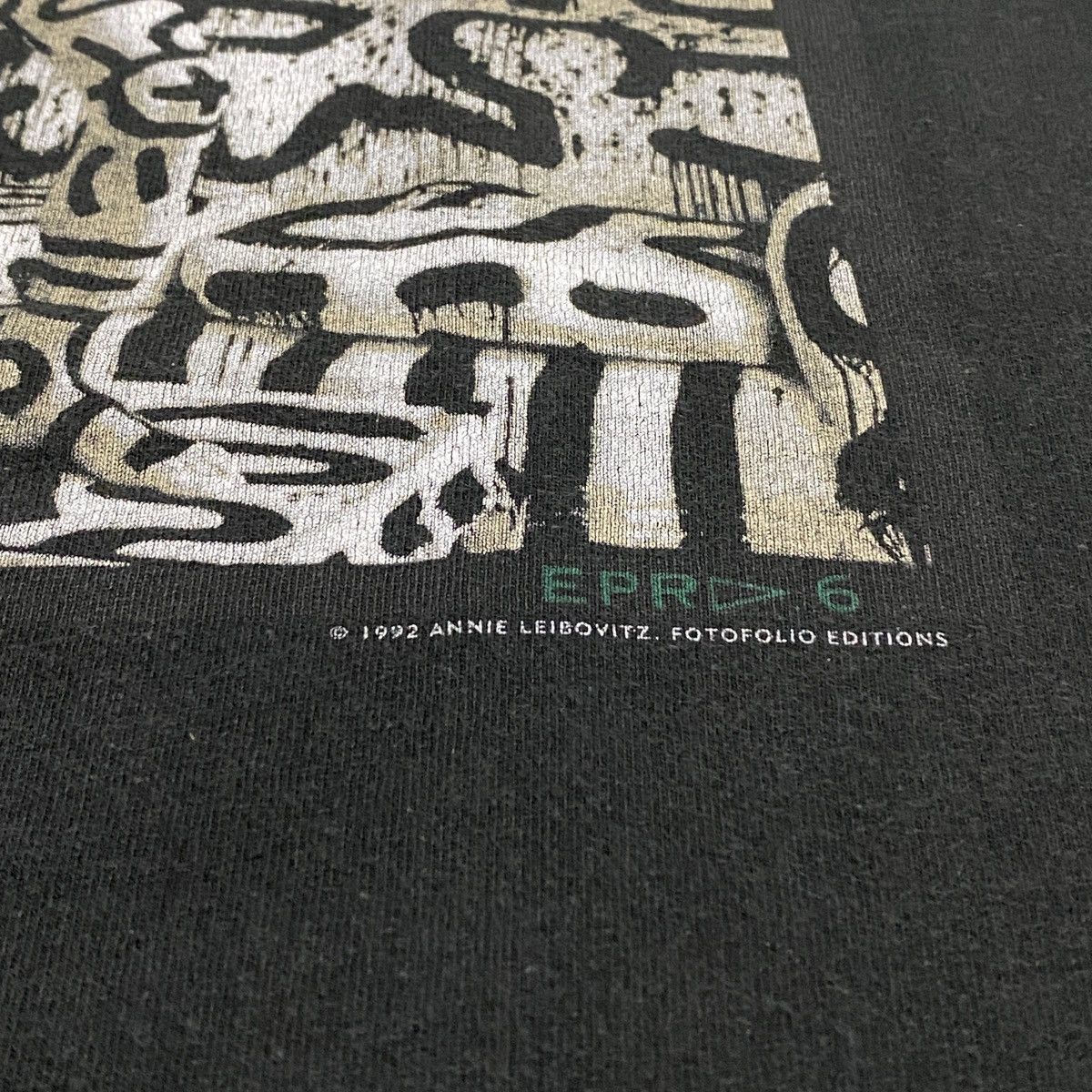 Vintage 90s KEITH HARING Annie Leibovitz photo Tee