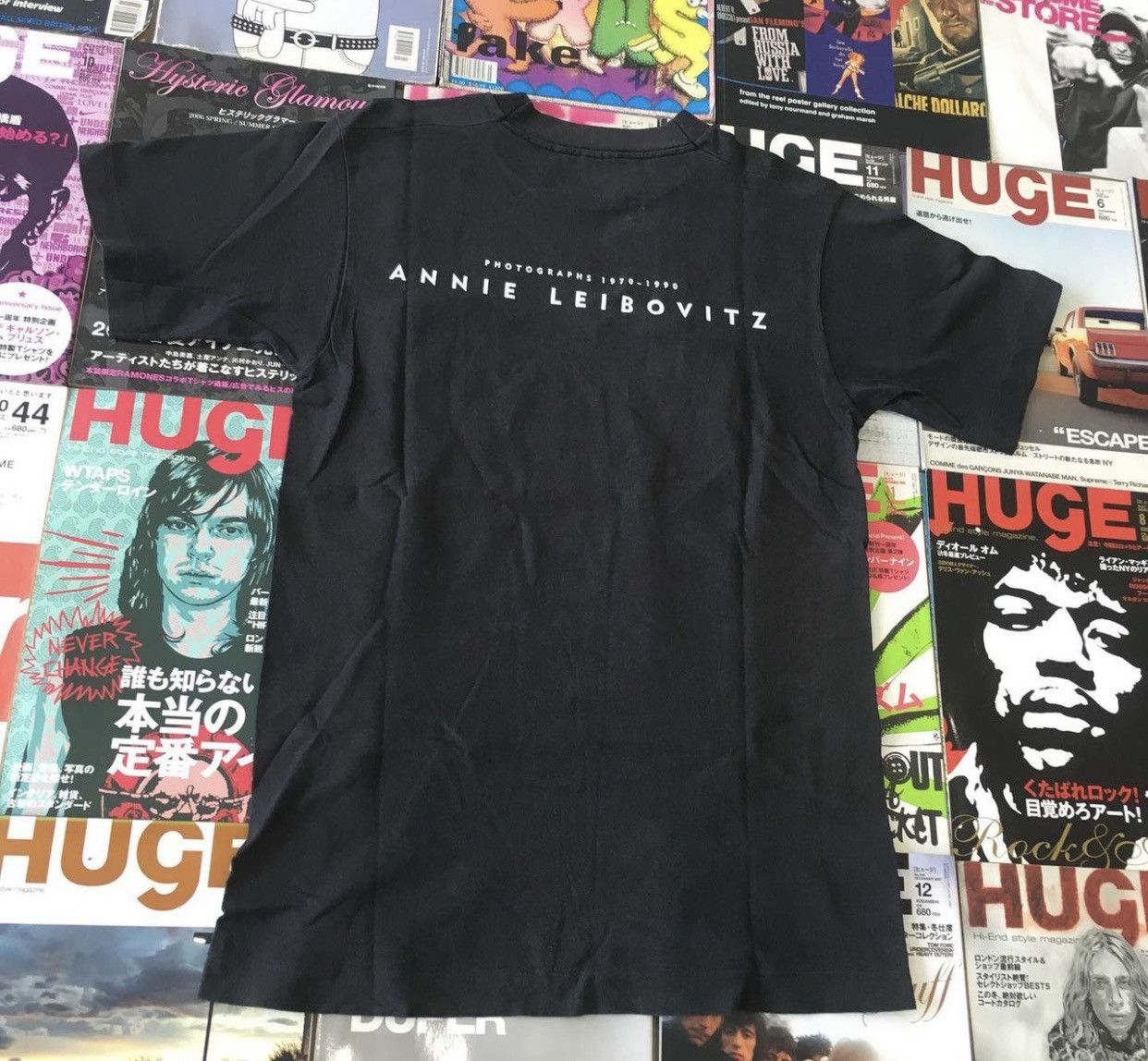 トップス 90s keith haring annie leibovitz tee Vintage 90s Annie Leibovitz “keith Haring” Large Photography