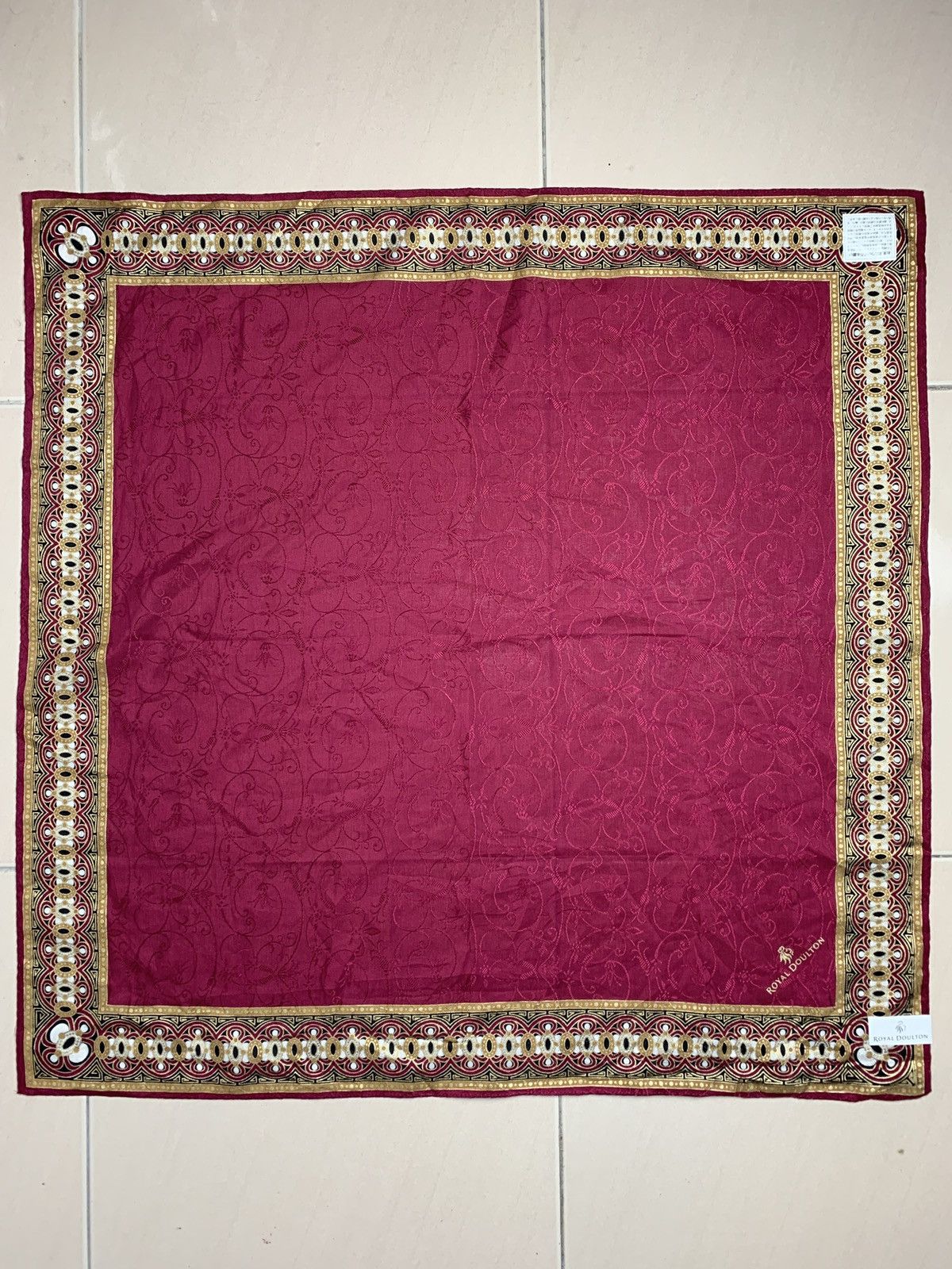 Designer Royal Doulton Handkerchief Pocketsquares Size ONE SIZE - 3 Thumbnail