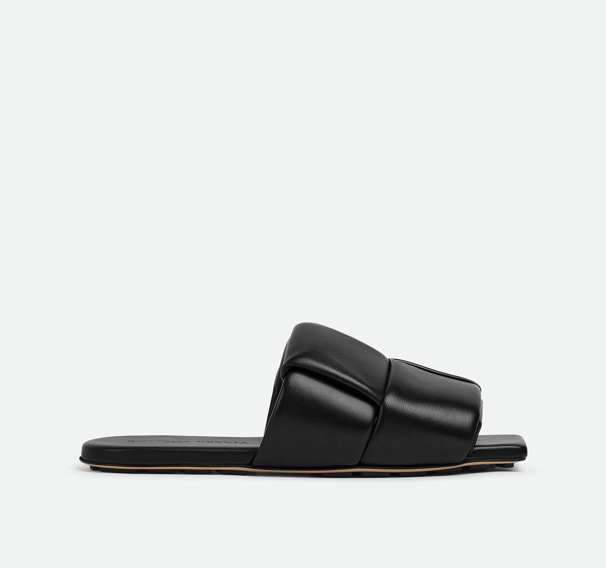 Bottega Veneta Patch Flat Mule Sandals