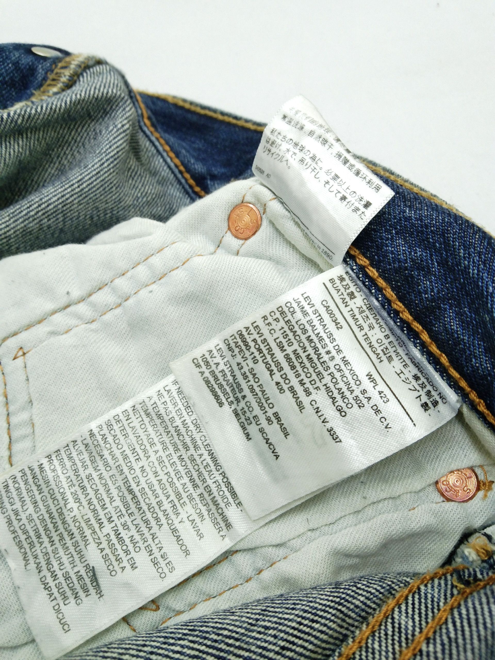 Levi's Vintage Levi's 501 Straight Leg Jeans 38x34 Size US 38 / EU 54 - 6 Thumbnail