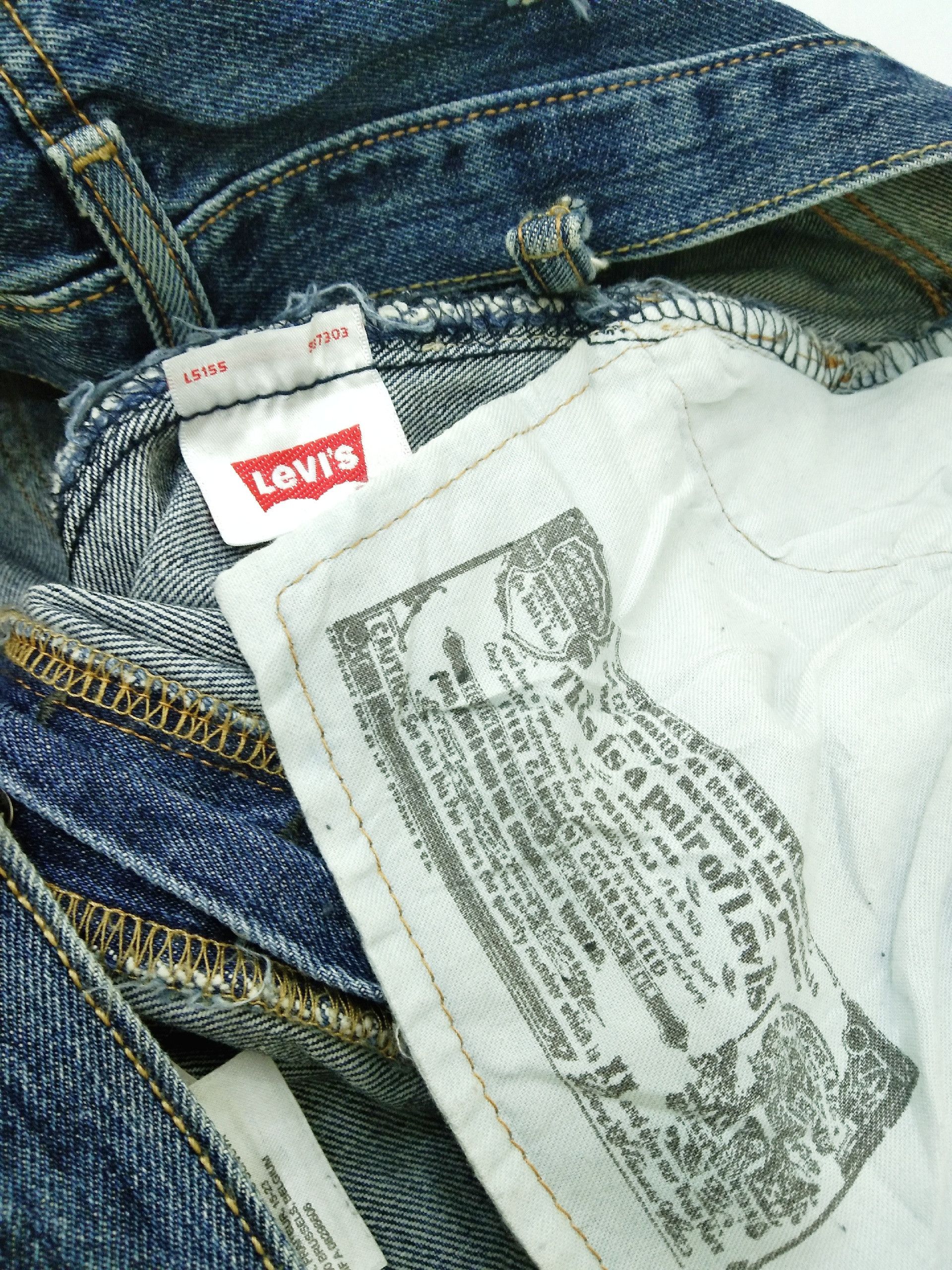 Levi's Vintage Levi's 501 Straight Leg Jeans 38x34 Size US 38 / EU 54 - 7 Thumbnail