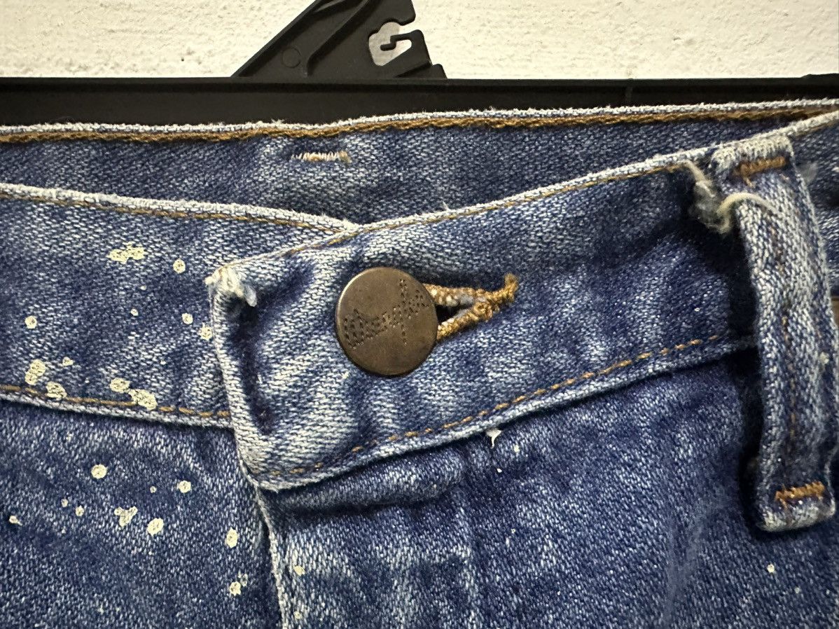 Wrangler 🔥VTG🔥 Distressed Wrangler Acid Washed Denim Shorts Size US 31 - 5 Thumbnail