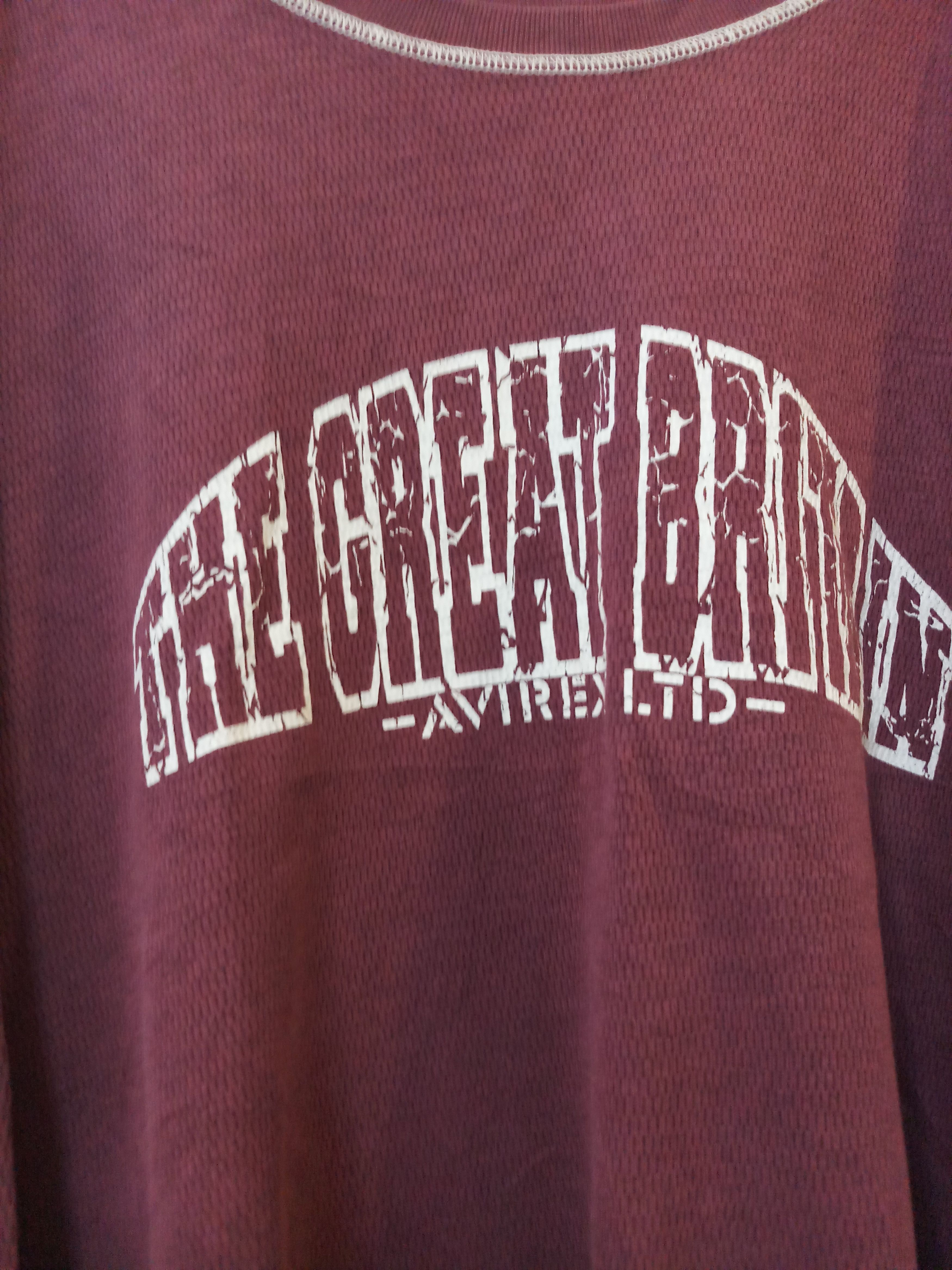 Avirex × Japanese Brand Avirex Burgundy Thermal Sweatshirt Size US XL / EU 56 / 4 - 11 Thumbnail