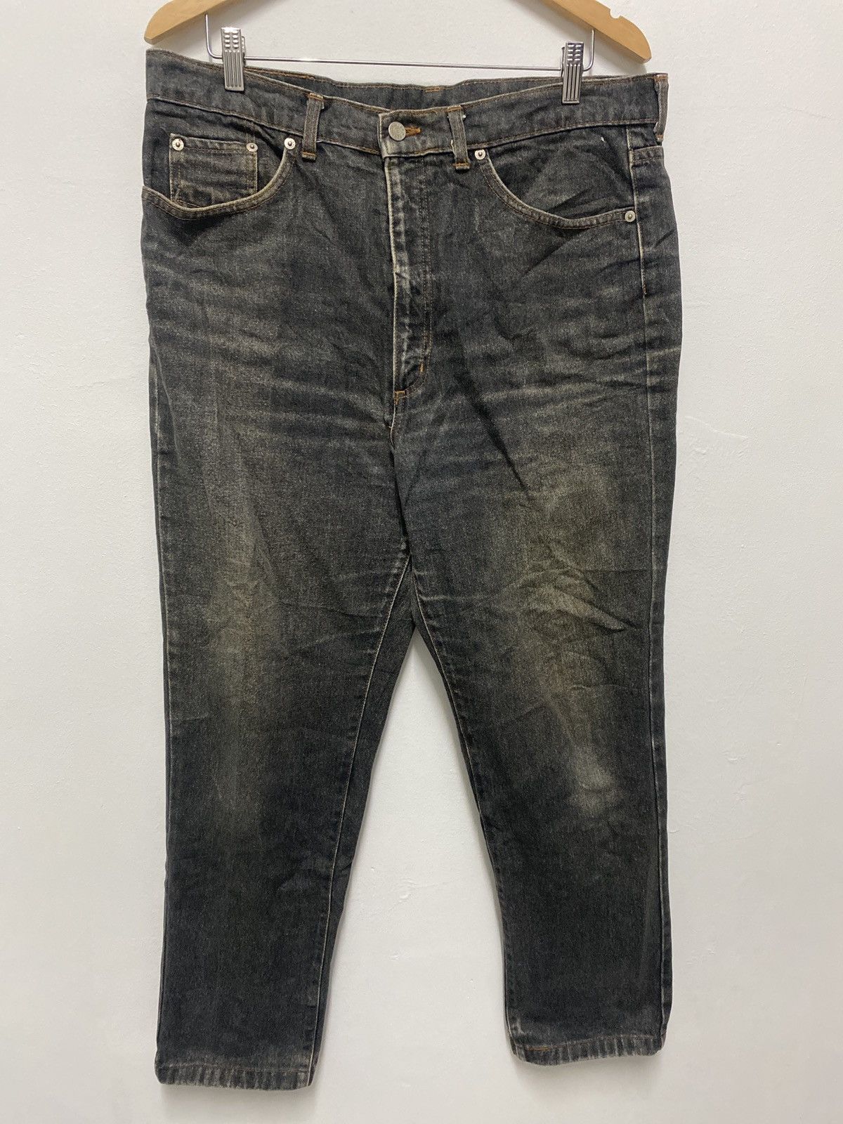 If Six Was Nine × Lee × Tornado Mart Vintage Lee Cooper Distressed Denim Size US 36 / EU 52 - 1 Thumbnail