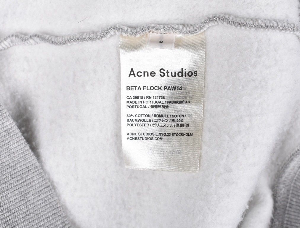 Acne Studios Acne Studios Beta Flock Paw14 Oversized Men