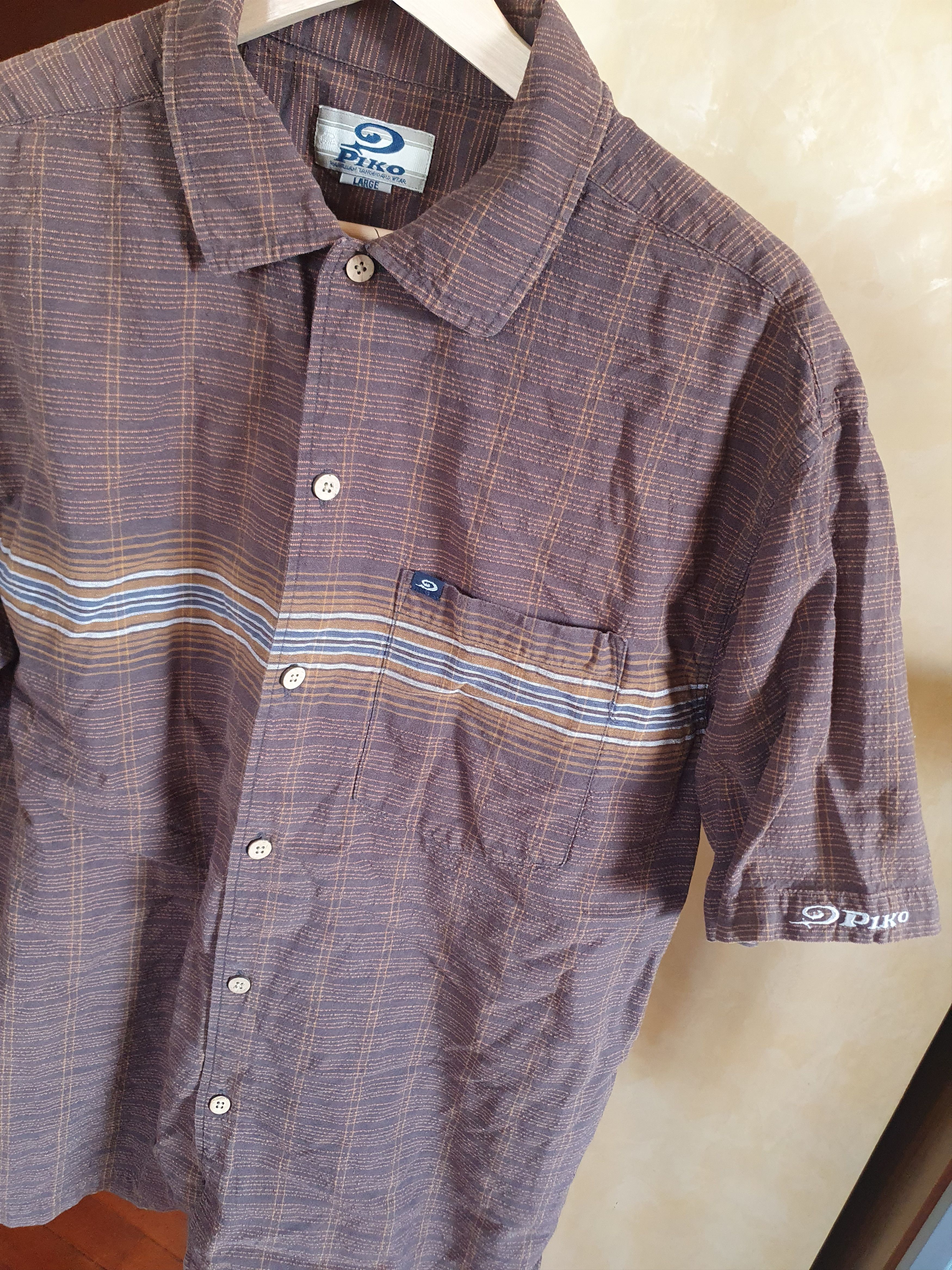 Vintage Piko Hawaiian Longboard Brand Vtg shirt sz L Size US L / EU 52-54 / 3 - 5 Thumbnail