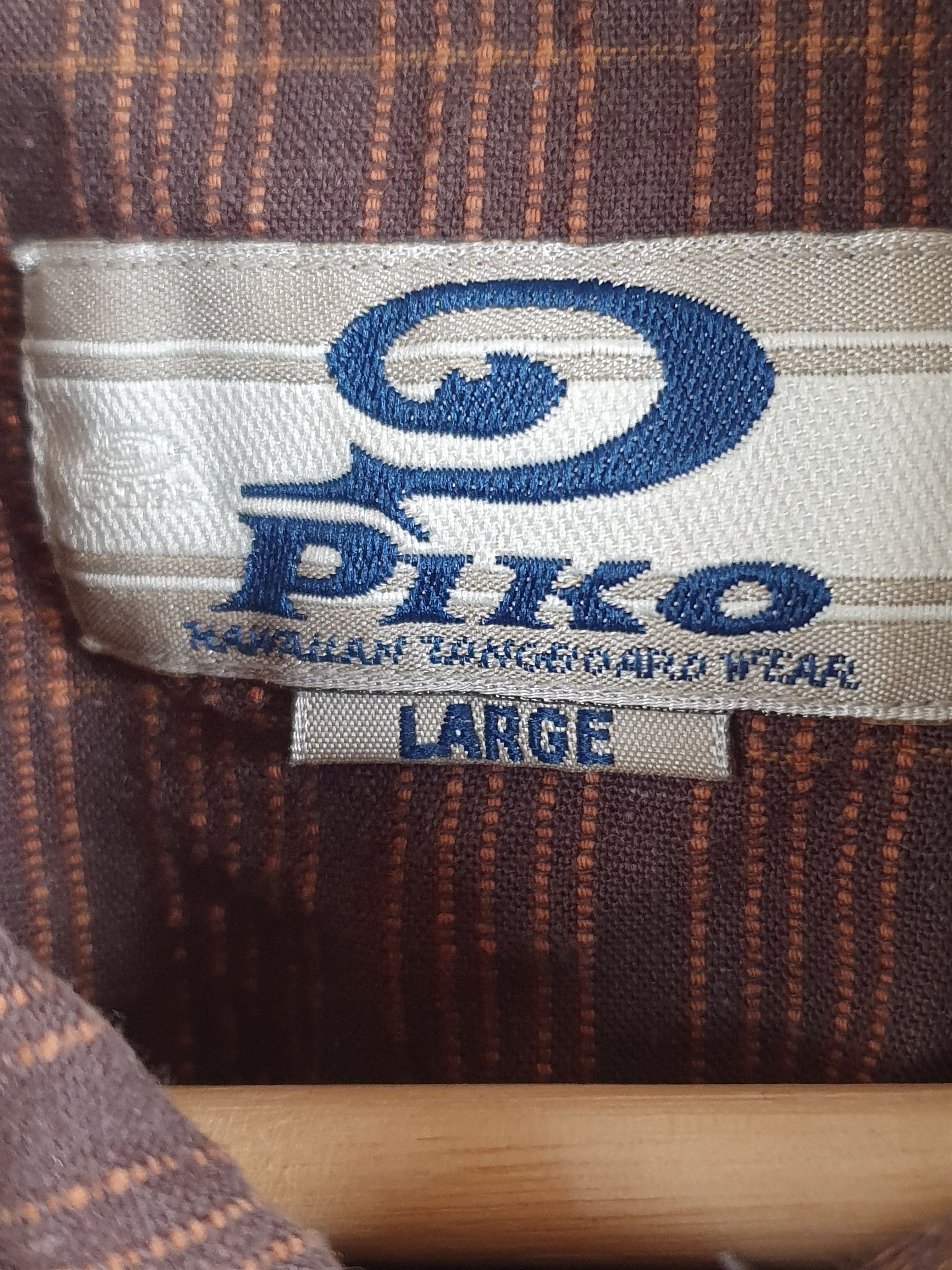 Vintage Piko Hawaiian Longboard Brand Vtg shirt sz L Size US L / EU 52-54 / 3 - 3 Thumbnail