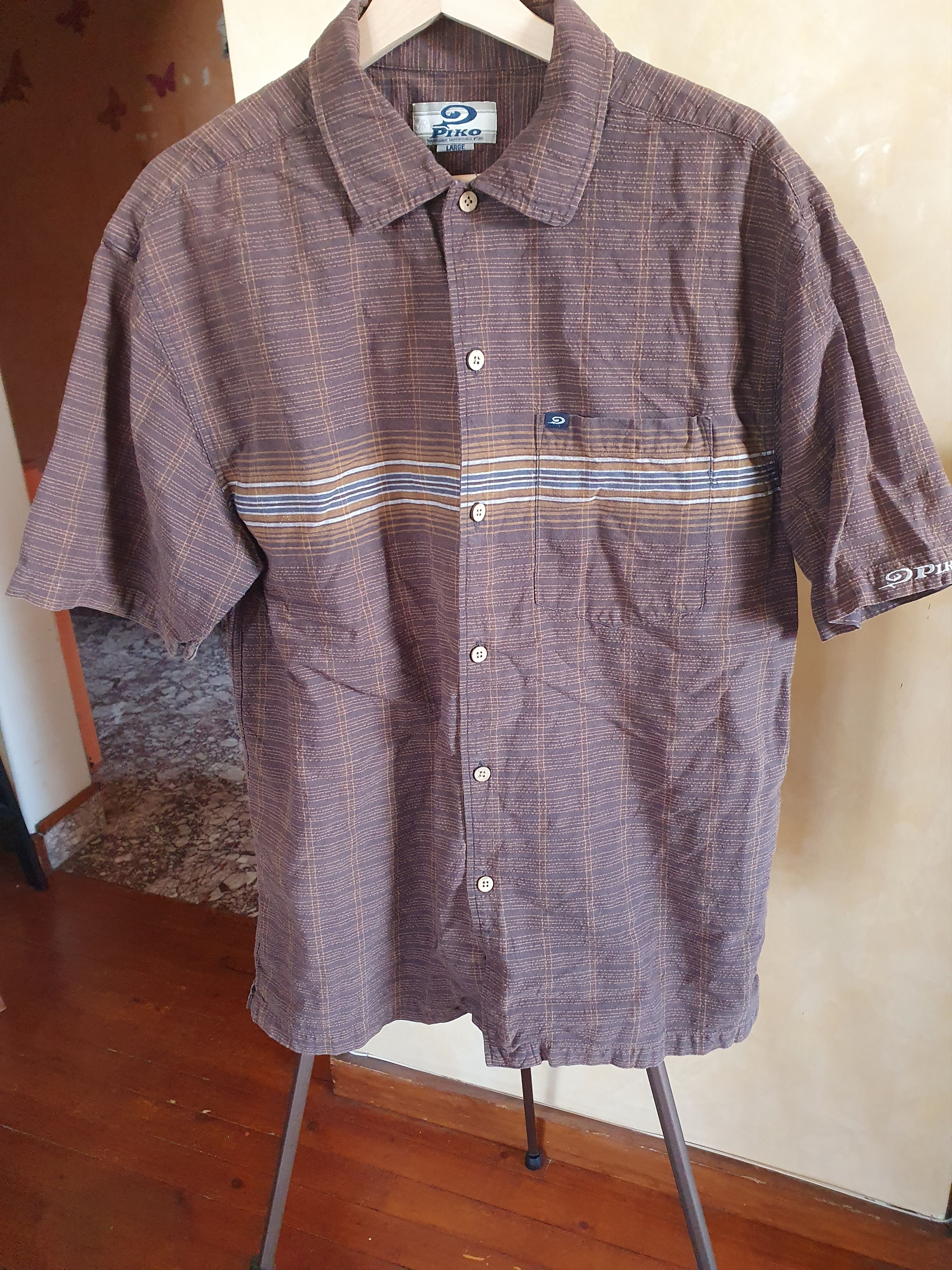 Vintage Piko Hawaiian Longboard Brand Vtg shirt sz L Size US L / EU 52-54 / 3 - 1 Thumbnail