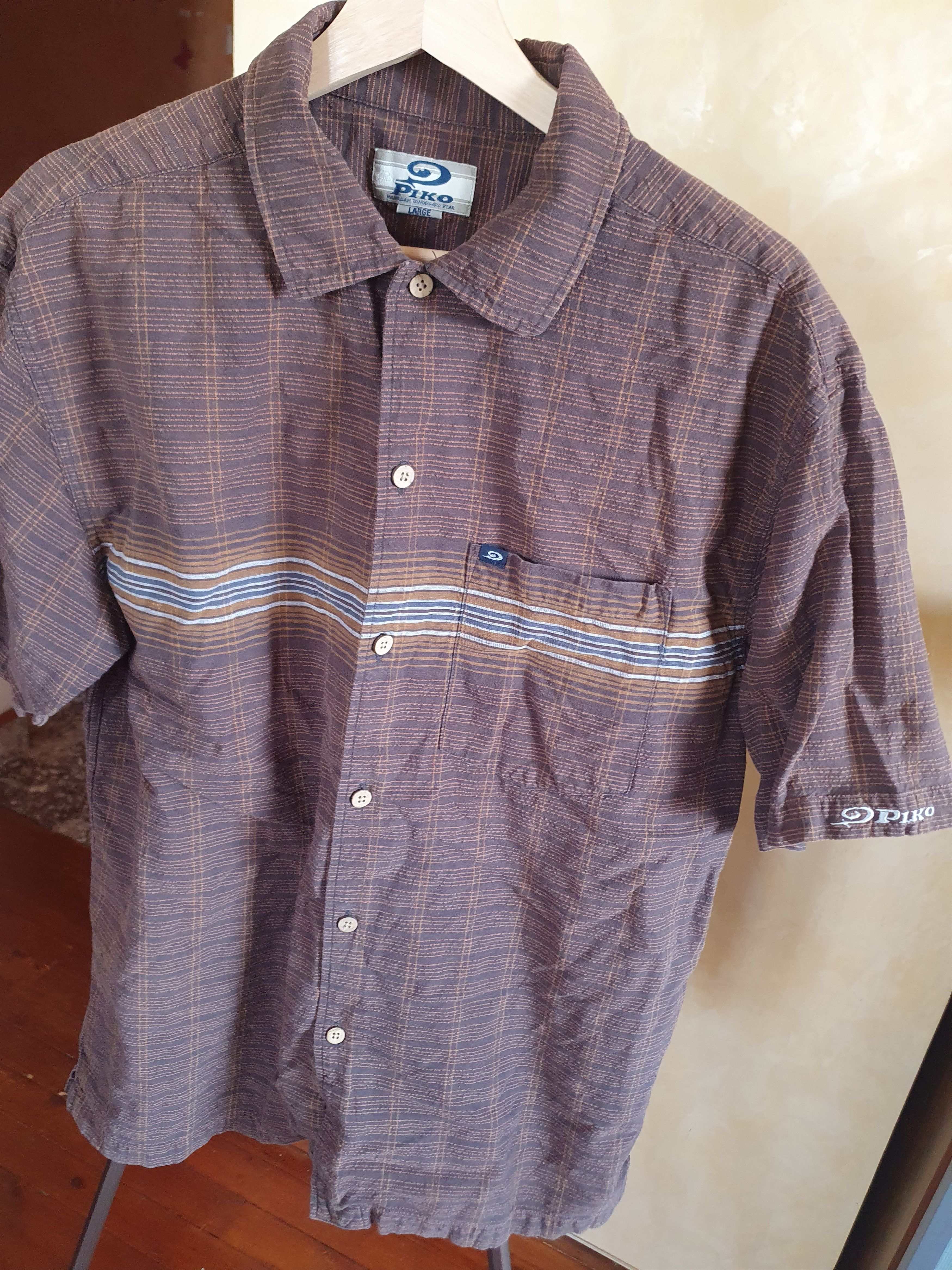 Vintage Piko Hawaiian Longboard Brand Vtg shirt sz L Size US L / EU 52-54 / 3 - 2 Thumbnail
