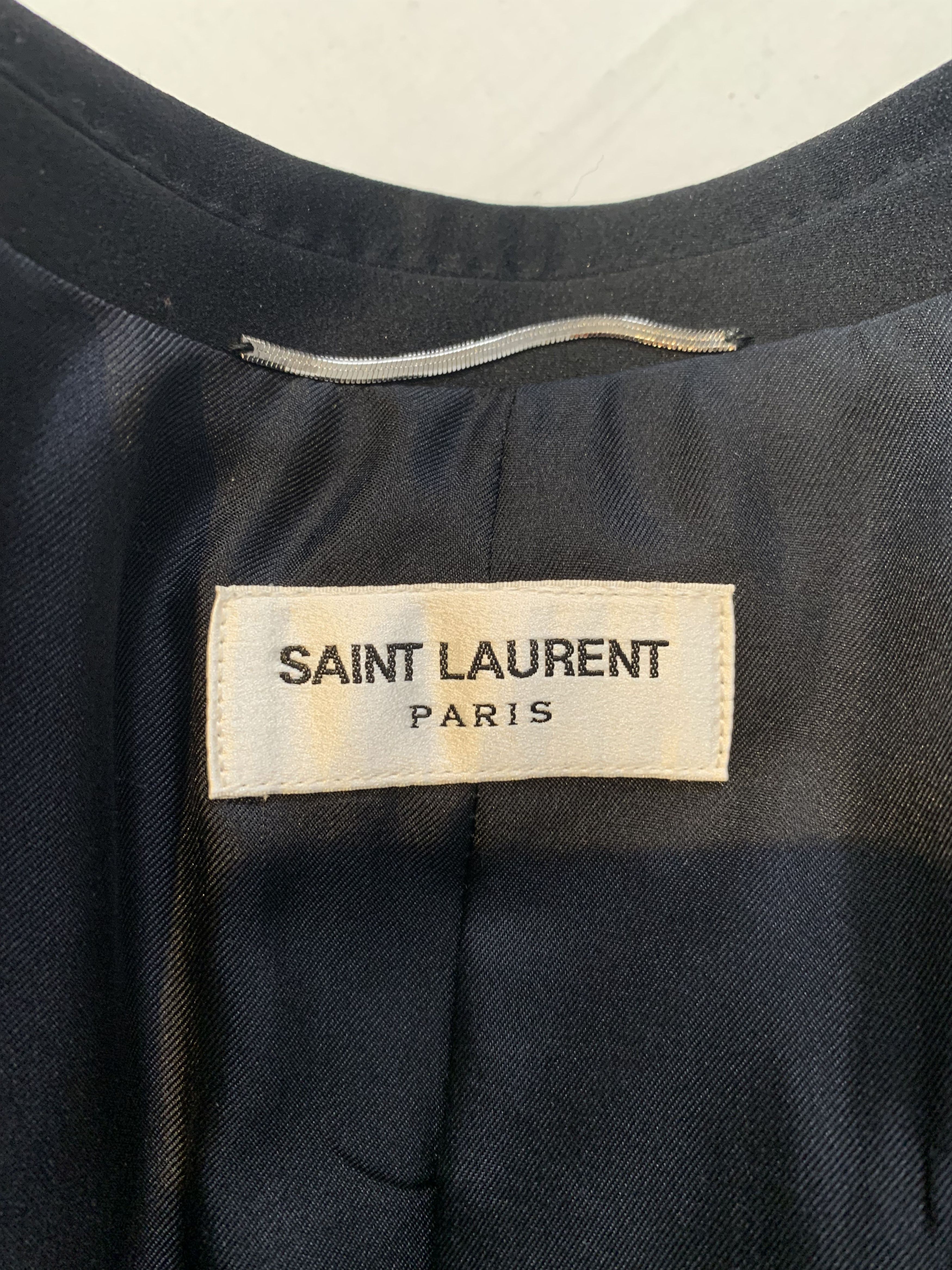 Saint Laurent Paris Leopard Saint Laurent Silk Blazer Size 54R - 7 Thumbnail