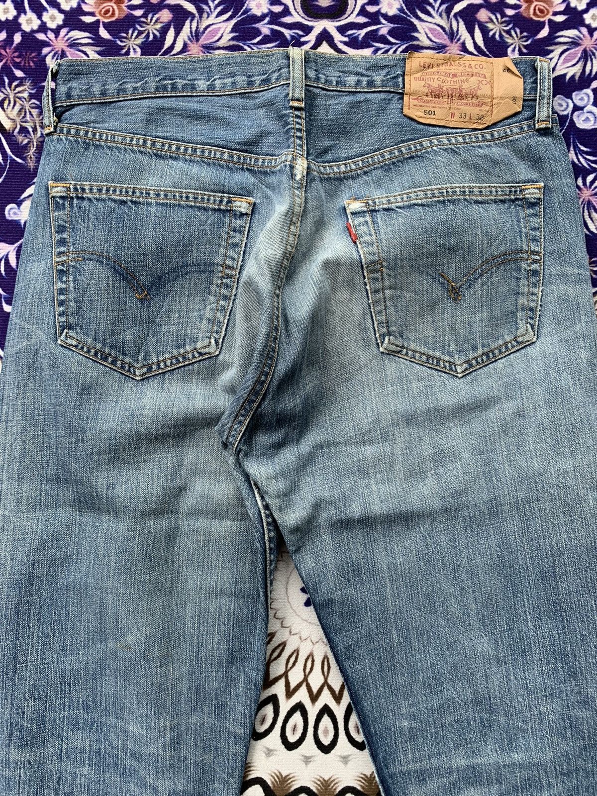 Levi's Vintage Levis 501 Faded Wash Denim Size US 34 / EU 50 - 7 Thumbnail