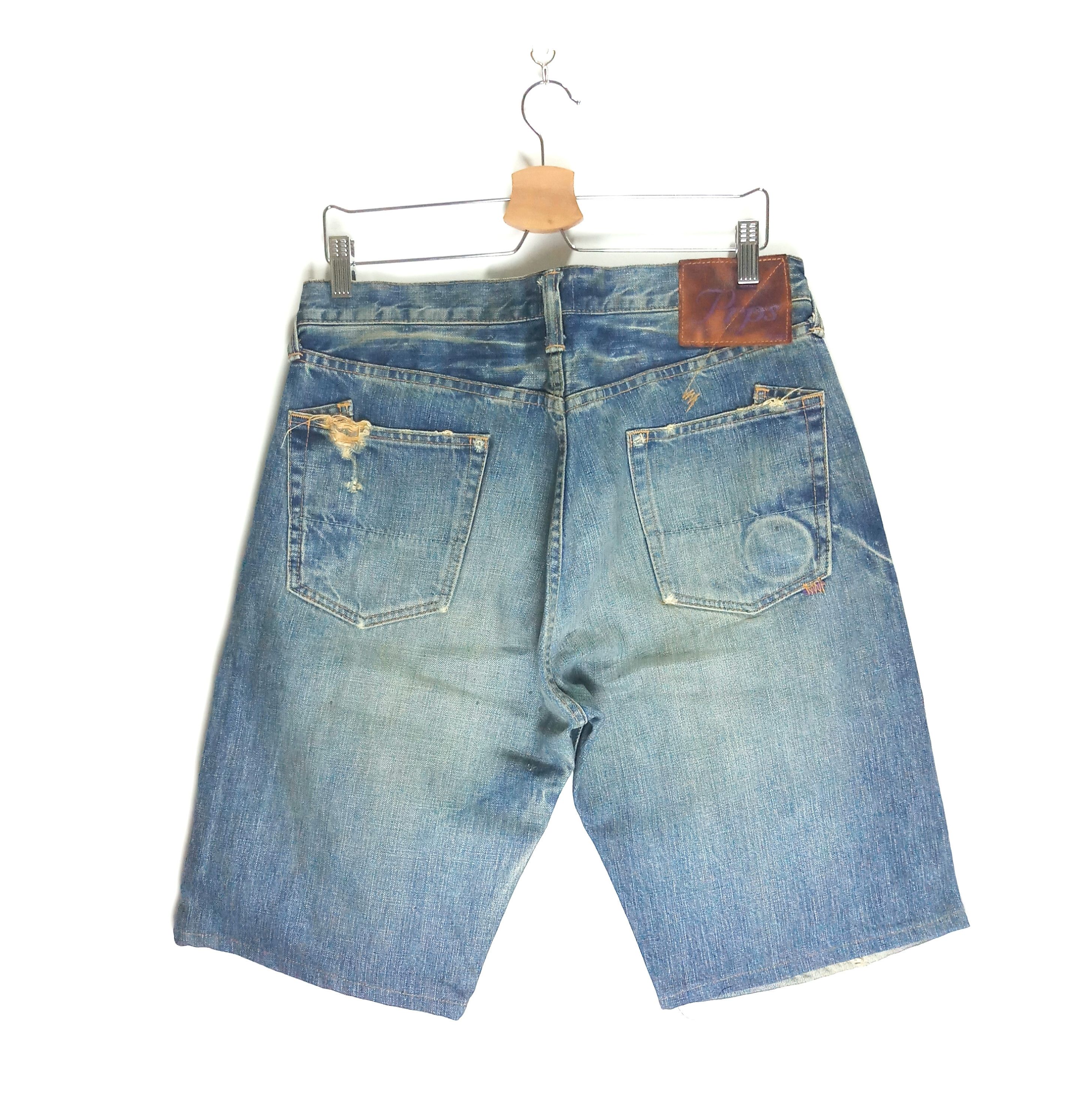 Japanese Brand × Prps Prps Double-Layered Denim Shorts Size US 32 / EU 48 - 2 Thumbnail