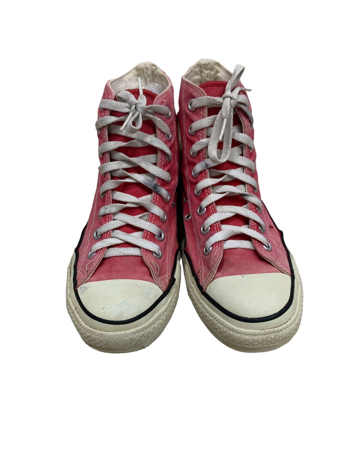 Converse × Vintage VTG CONVERSE HI-CUT MADE IN USA KURT COBAIN ALIKE Size US 7.5 / EU 40-41 - 2 Thumbnail