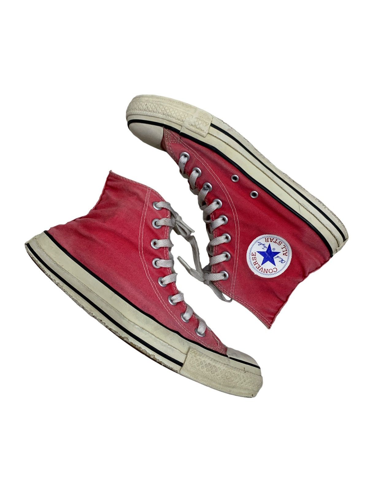Converse × Vintage VTG CONVERSE HI-CUT MADE IN USA KURT COBAIN ALIKE Size US 7.5 / EU 40-41 - 5 Thumbnail