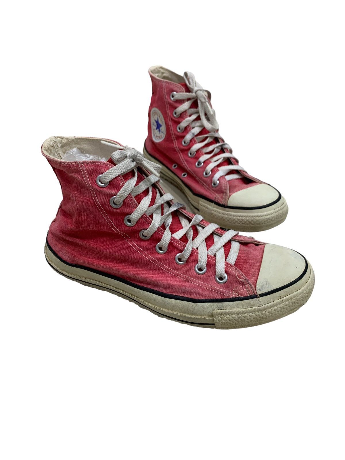 Converse × Vintage VTG CONVERSE HI-CUT MADE IN USA KURT COBAIN ALIKE Size US 7.5 / EU 40-41 - 4 Thumbnail