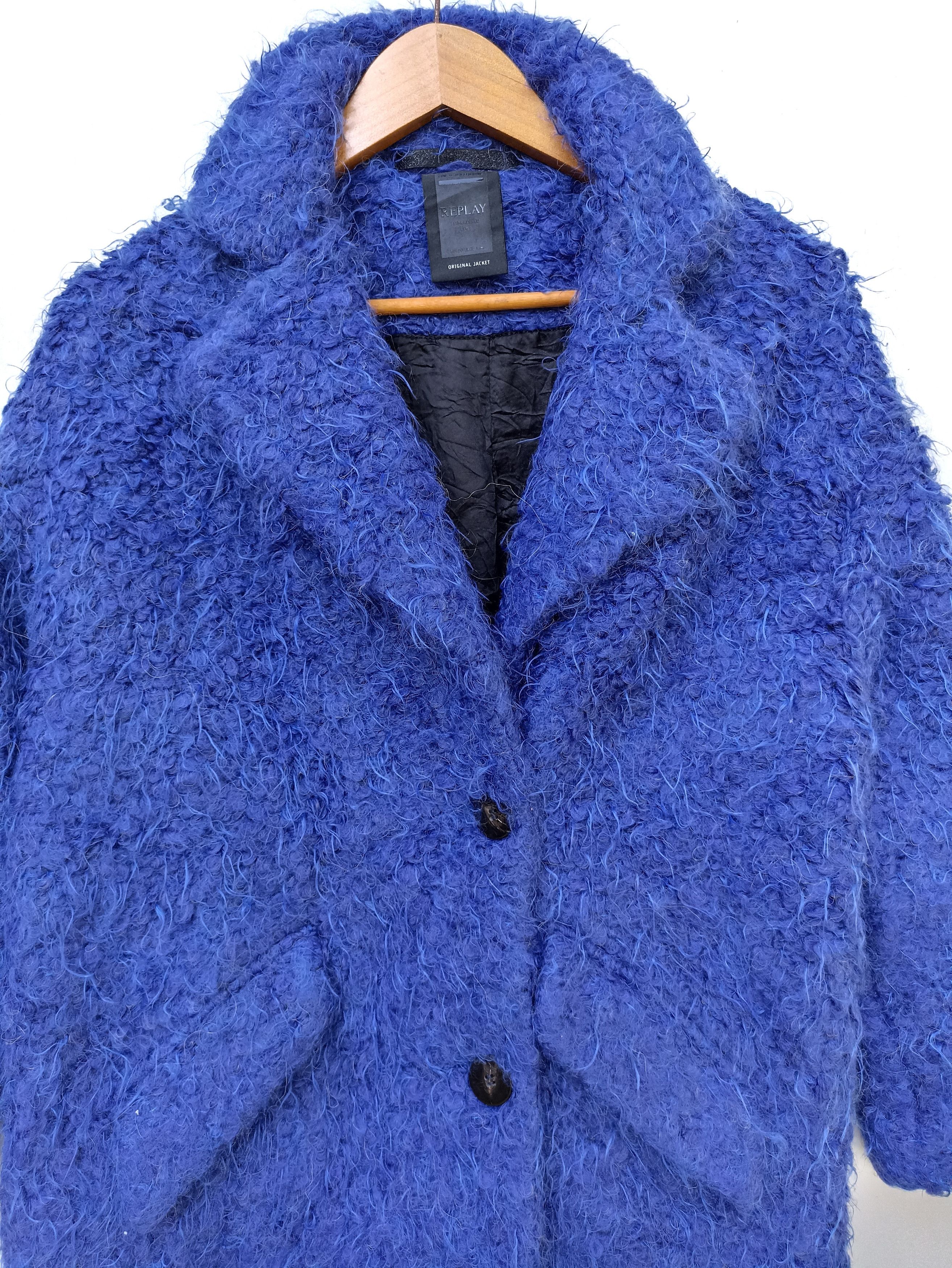 Replay Replay jacket mohair fur coat jacket Size US M / EU 48-50 / 2 - 2 Thumbnail
