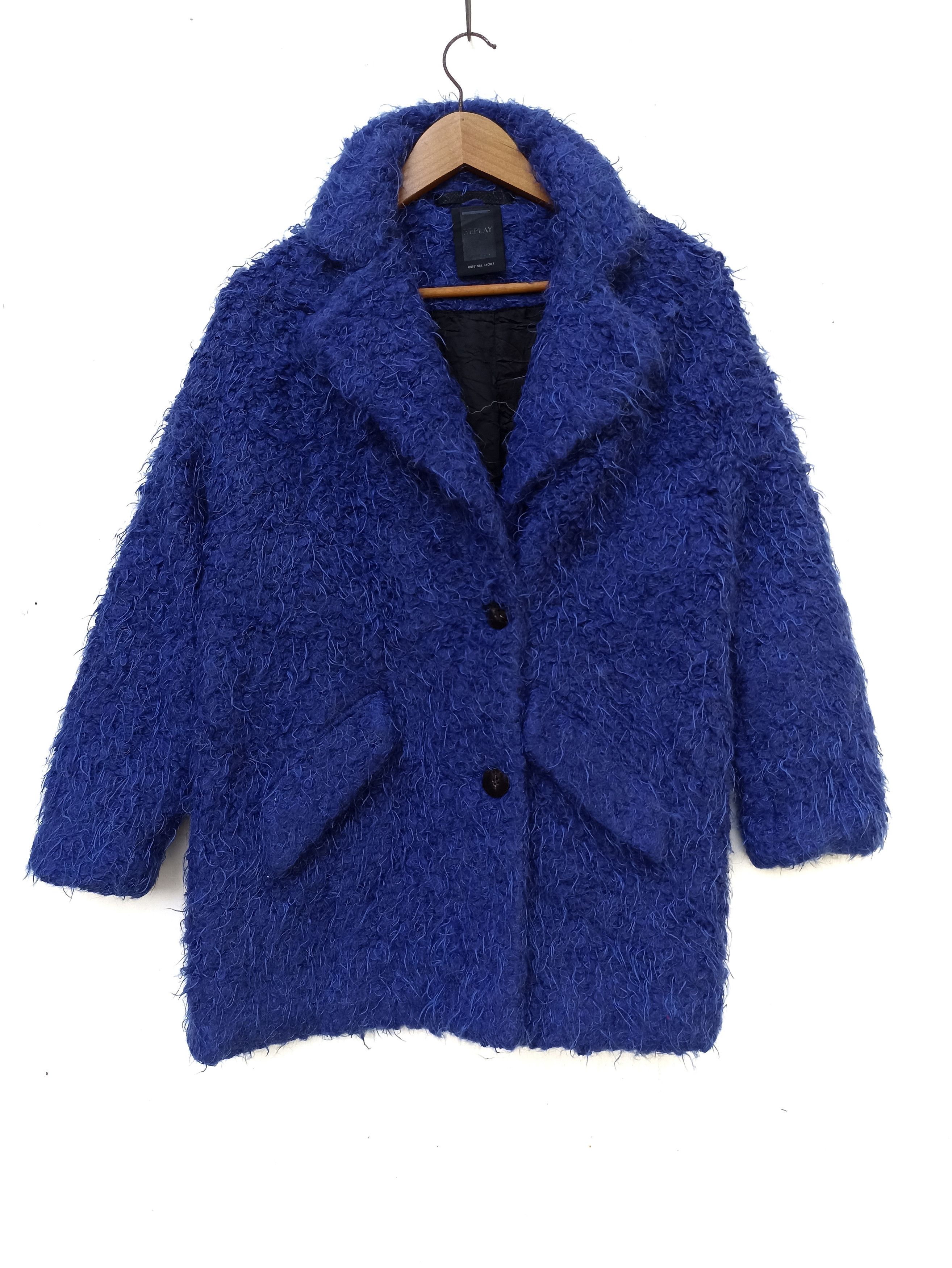 Replay Replay jacket mohair fur coat jacket Size US M / EU 48-50 / 2 - 1 Thumbnail