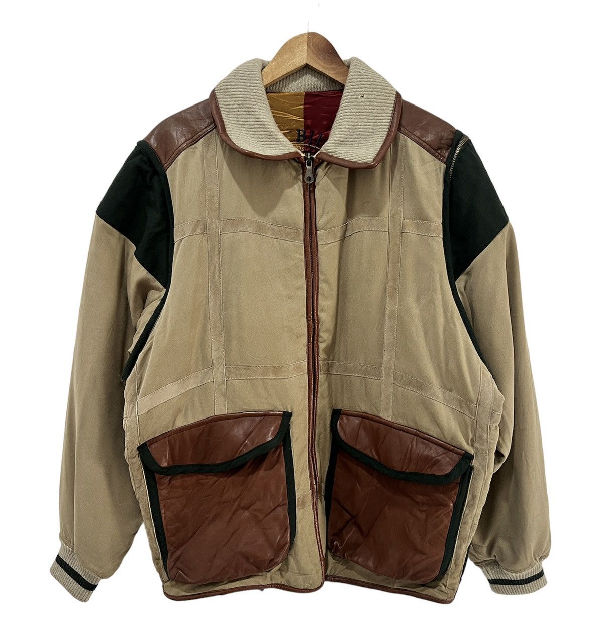 image of Colours x Italian Designers Umberto Bilancioni Colour Jacket in Green, Men's (Size XL)