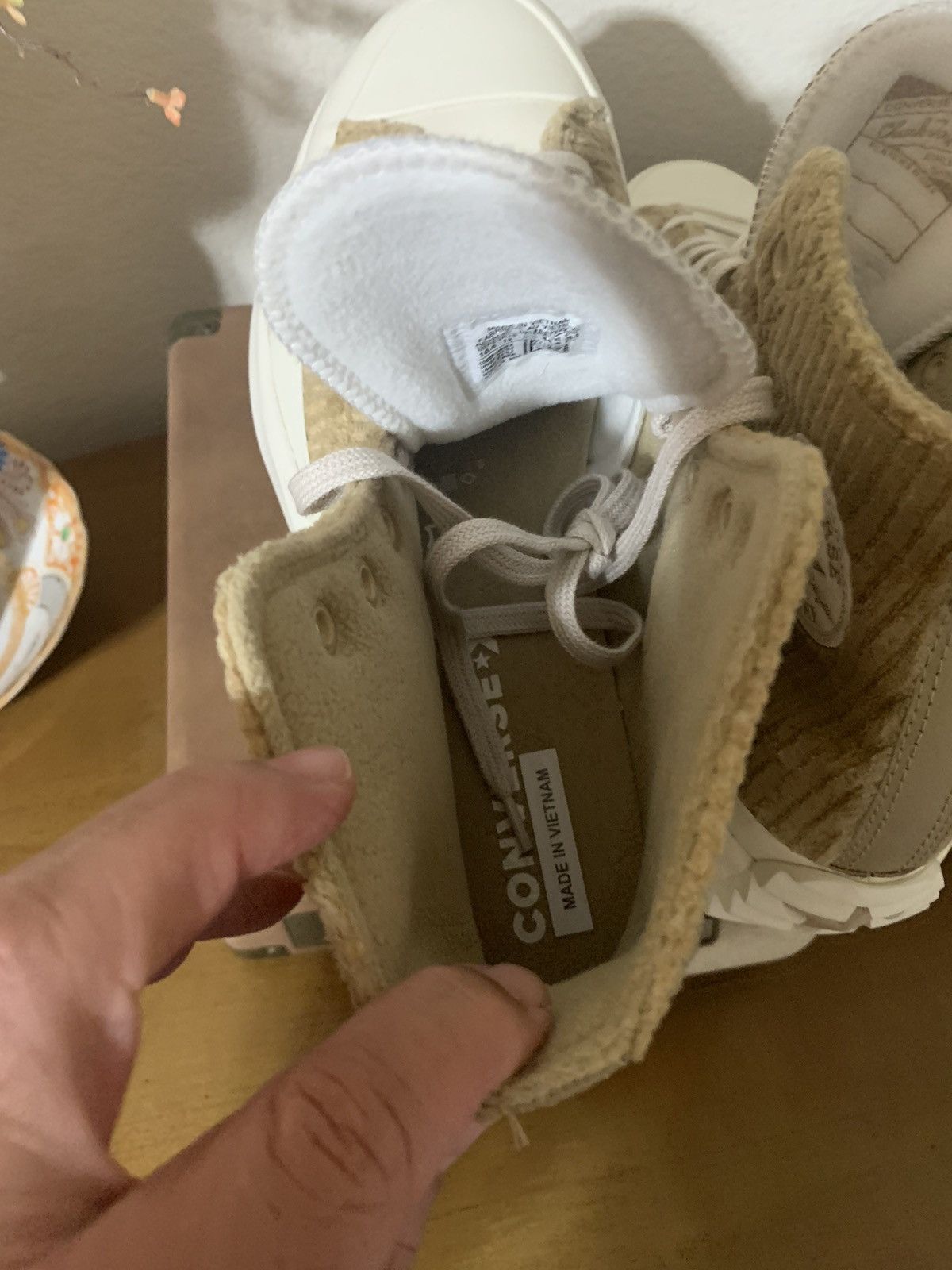 Velour Run Star Hi top sneakers NWOB
