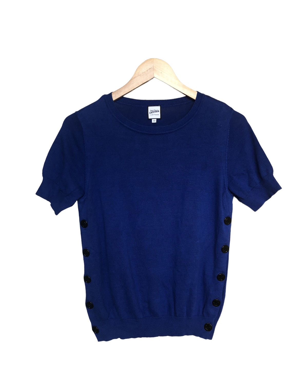 Jean Paul Gaultier Nice Design❗️Jean Paul Gaultier Knit Crop Top Size S / US 4 / IT 40 - 1 Thumbnail