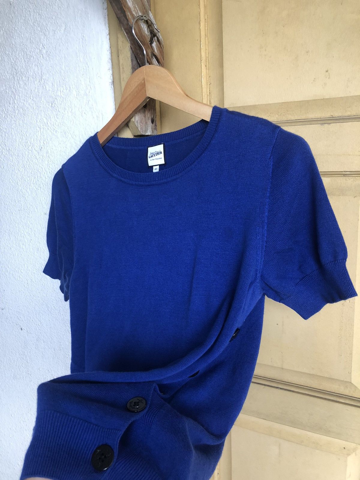 Jean Paul Gaultier Nice Design❗️Jean Paul Gaultier Knit Crop Top Size S / US 4 / IT 40 - 10 Thumbnail