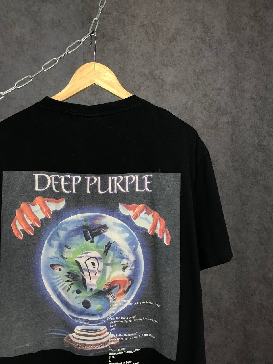 Band Tees Deep Purple vintage cult rock band overprinted tee Size US XXL / EU 58 / 5 - 6 Thumbnail