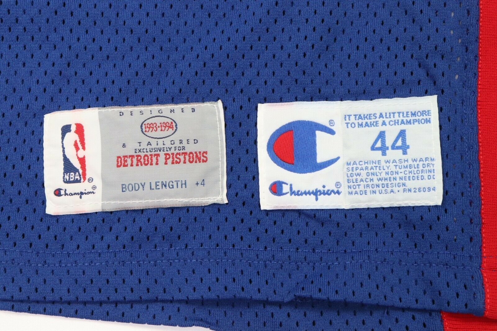 Champion Vintage Champion NBA Detroit Pistons Basketball Jersey Gamer Size US S / EU 44-46 / 1 - 4 Thumbnail