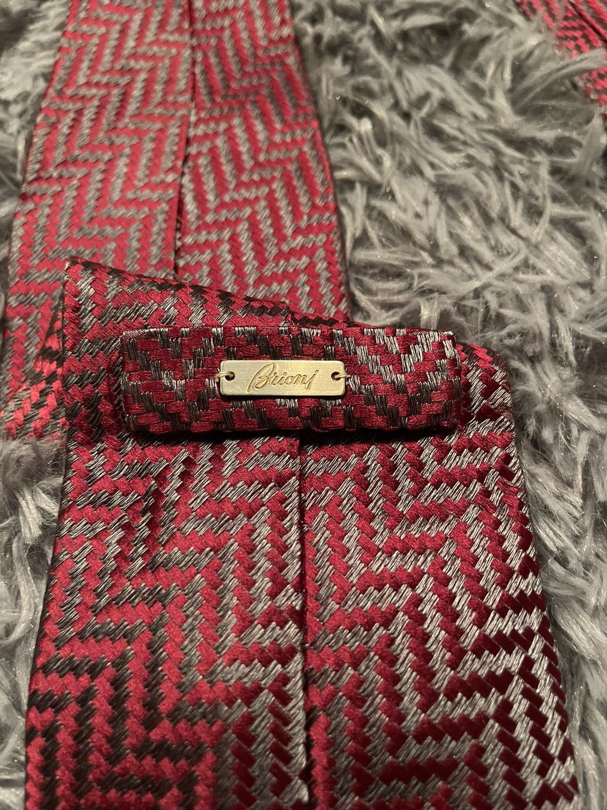 Brioni × Vintage Brioni vintage 90s silk tie Size ONE SIZE - 3 Thumbnail