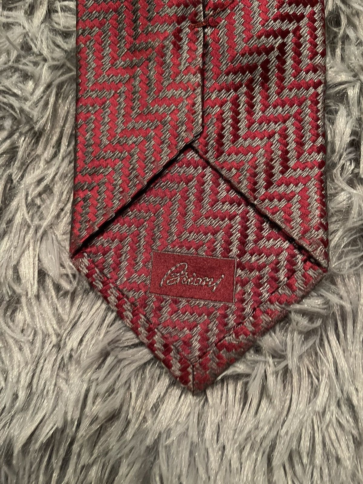 Brioni × Vintage Brioni vintage 90s silk tie Size ONE SIZE - 4 Thumbnail