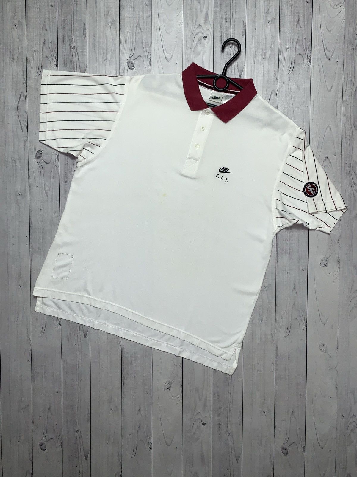 Nike × Supreme Polo shirts ゲームシャツ Supreme Nike Stripe Rugby Black Men's - SS25 - US
